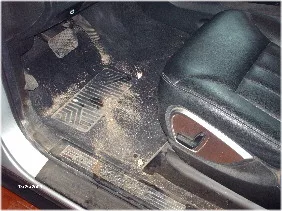 La tappezzeria dell'auto