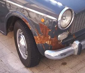 ruggine carrozzeria graffio