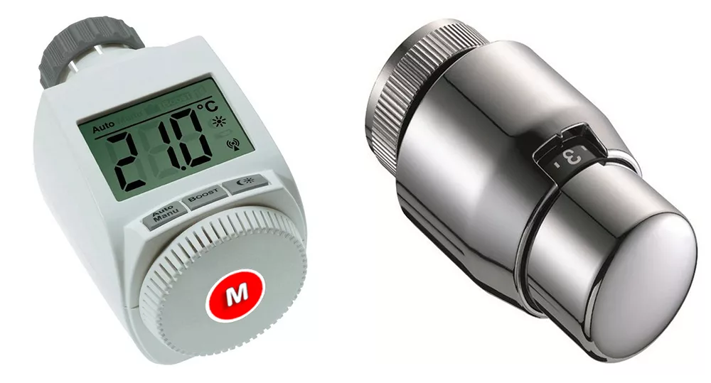 valvole termostatiche calorifero elettronica meccanica