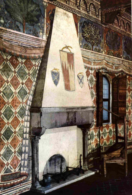 Tre tipi di camini addossati