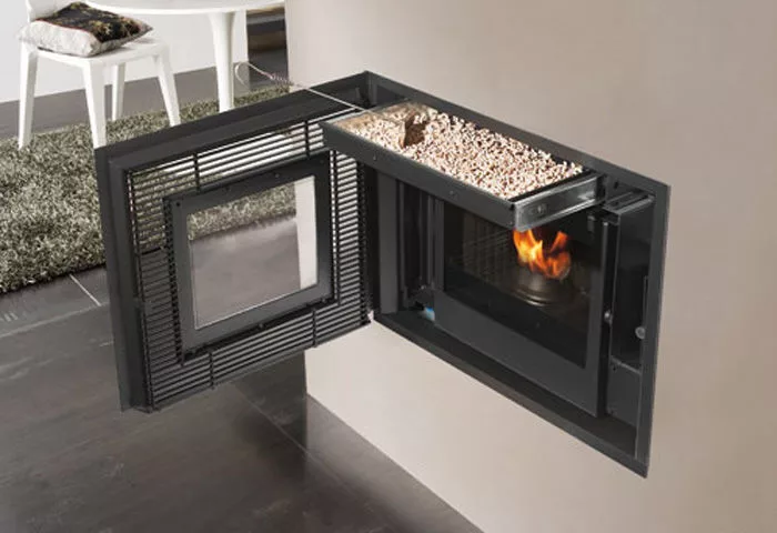 caminetto pellet