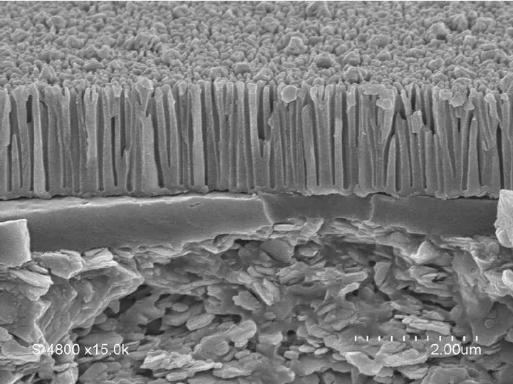 anodizzazione alluminio sezione